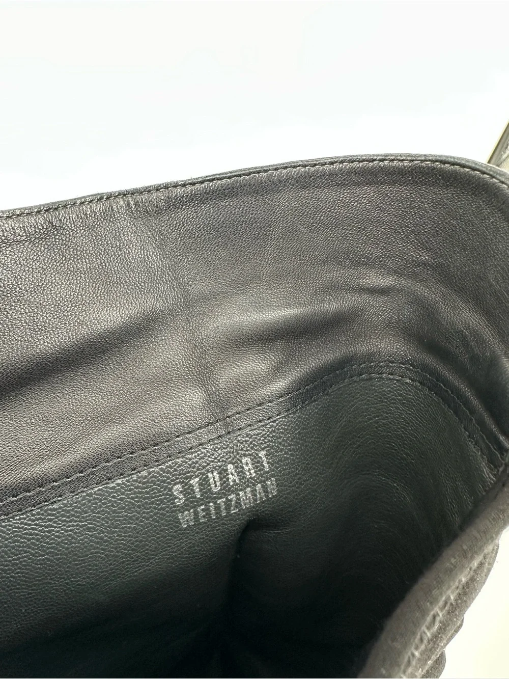 Stuart Weitzman 5050 Over-The-Knee Boots Leather Black Stretchy